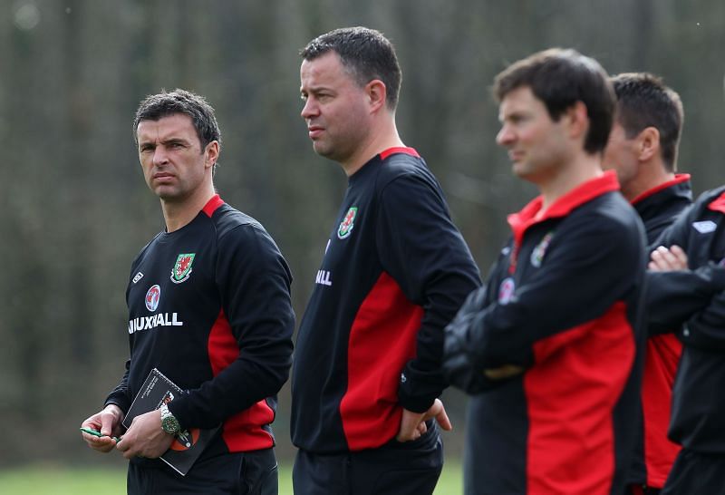 Verheijen with the Wales national team